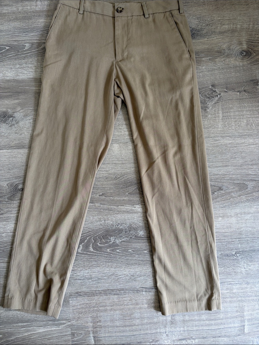 Van Heusen Tan Dress Pants - Classic Fit